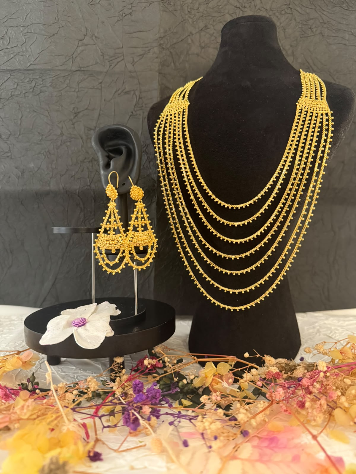 Luxury jewellery display at Equity Jewellery Dubai